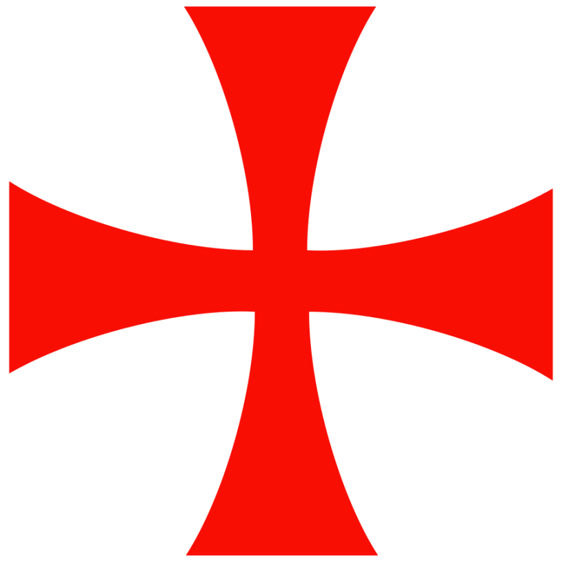 The red cross on the white mantle as become the most iconic representation of the Templars